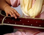 Lahore student with tanpura